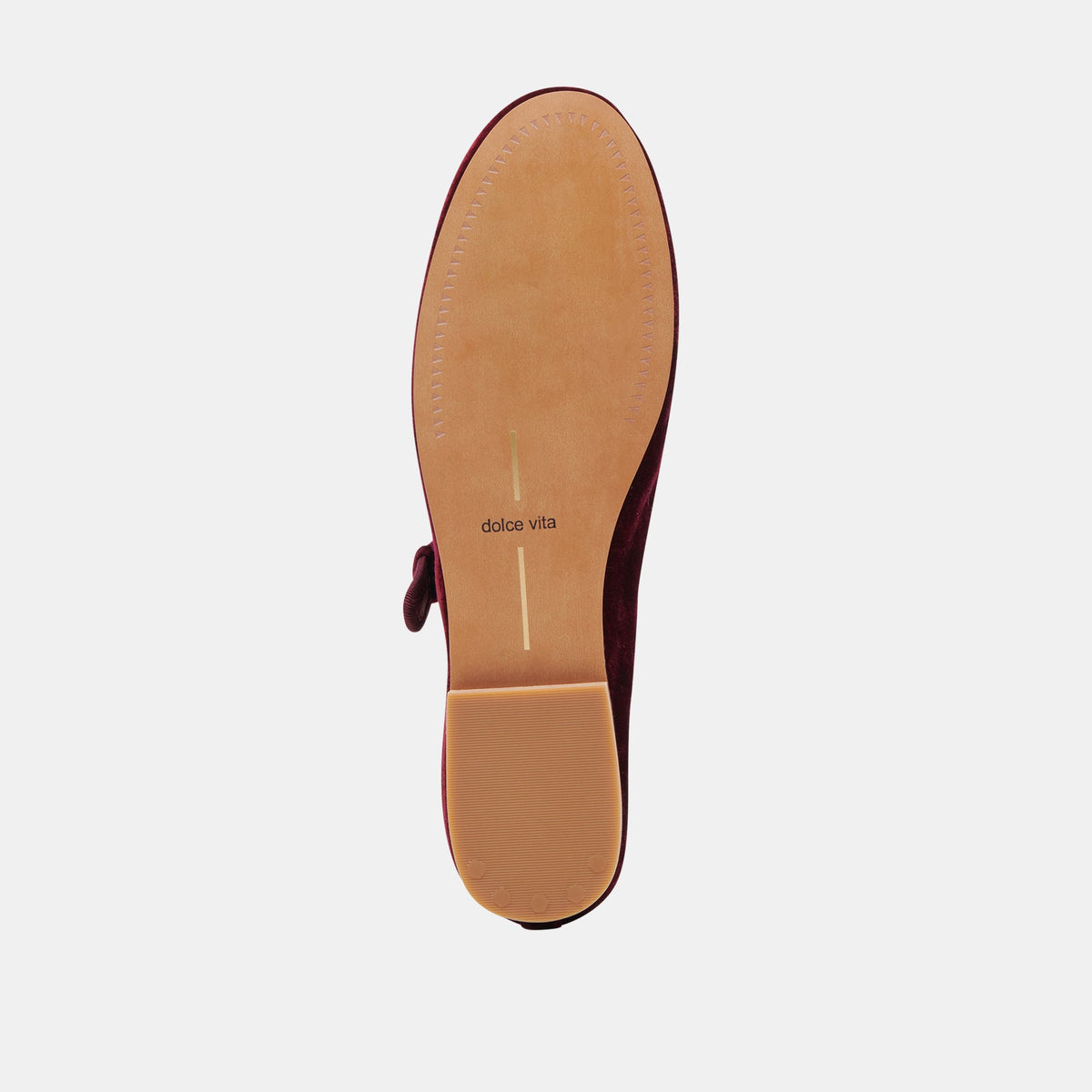ROSLYN BALLET FLATS WINE VELVET | Dolce Vita