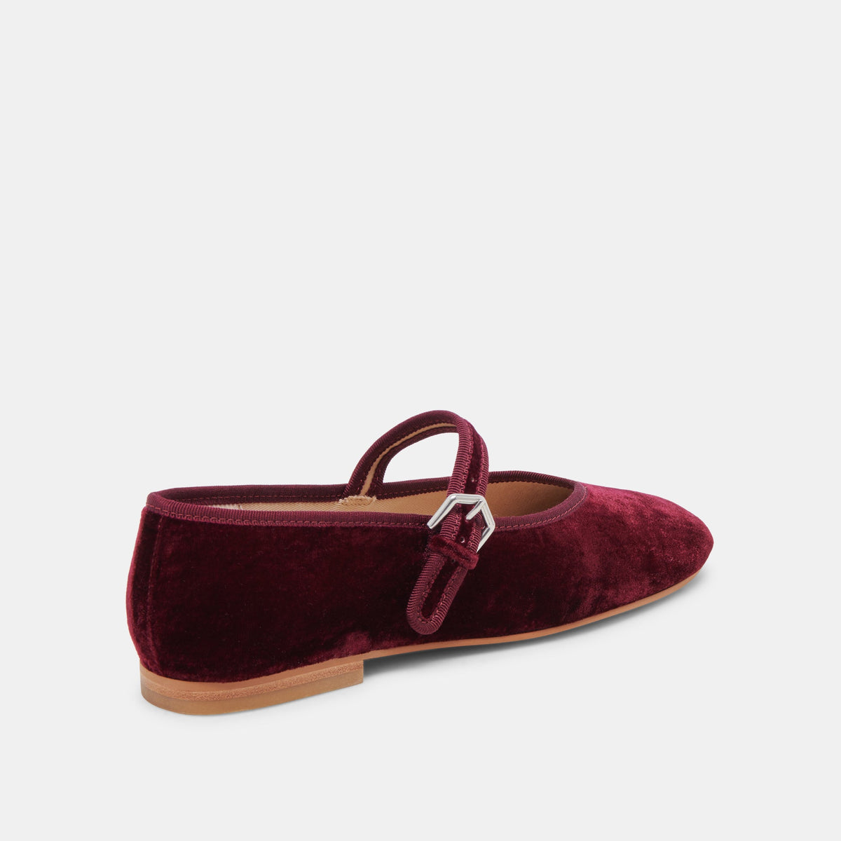 ROSLYN BALLET FLATS WINE VELVET | Dolce Vita