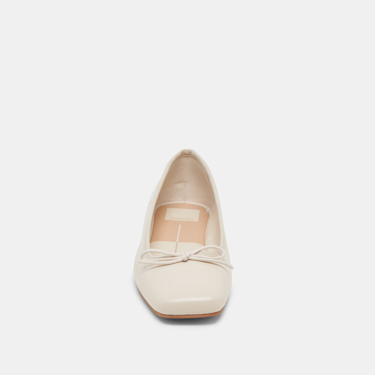 Anisa Ballet Flats CREME CRINKLE PATENT | Dolce Vita
