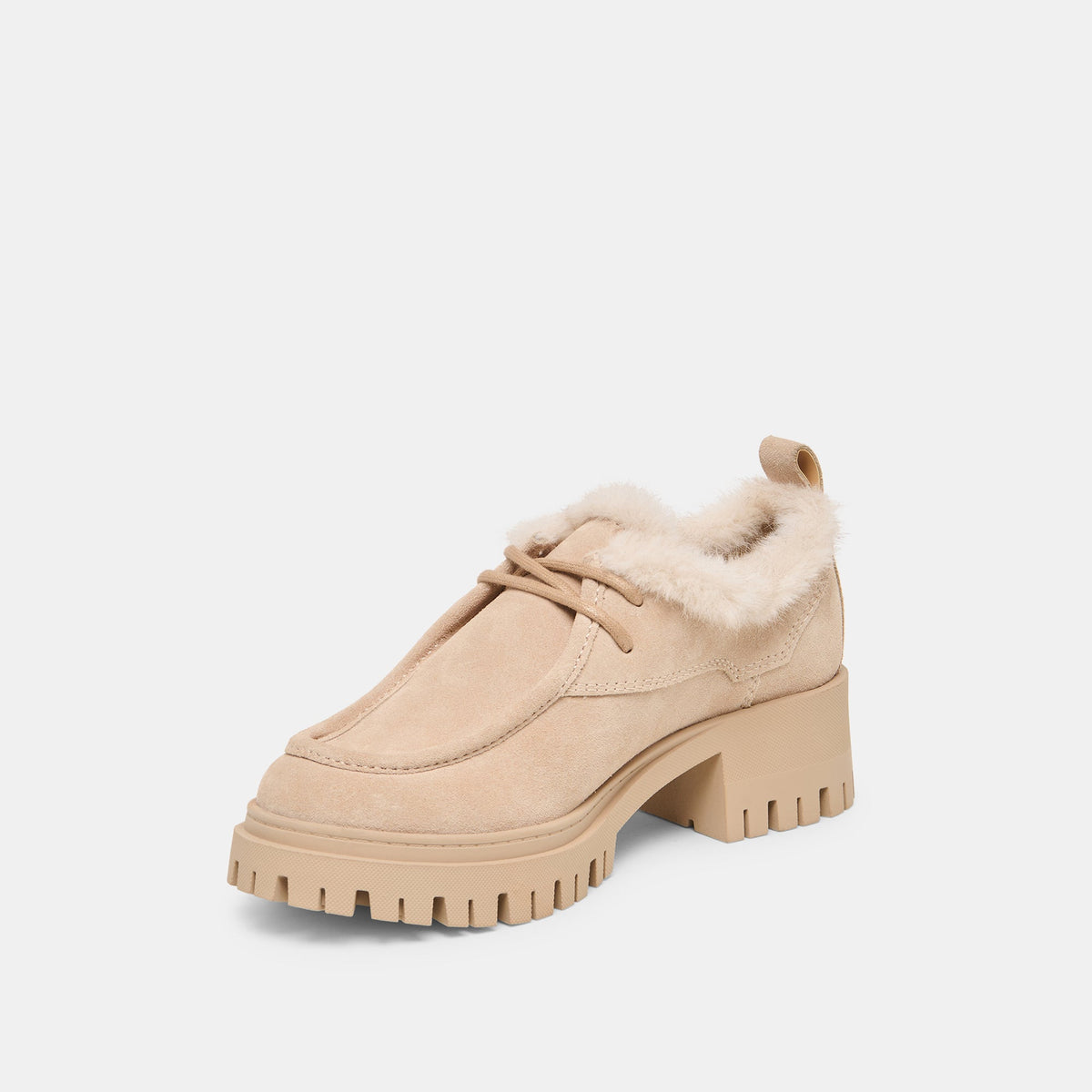 Milza Plush Dune Suede Loafers | Dolce Vita