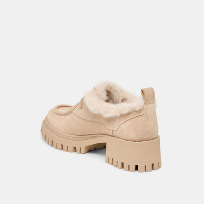 Milza Plush Dune Suede Loafers | Dolce Vita