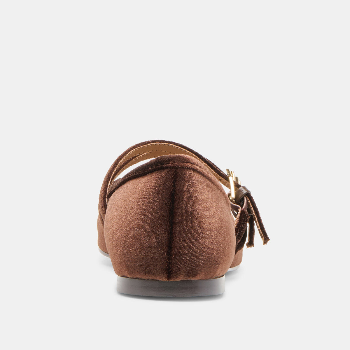 Gibsen Chocolate Velvet Ballet Flats | Dolce Vita