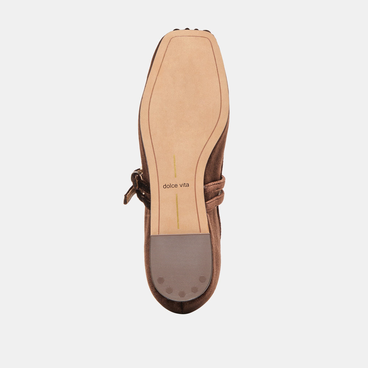 Gibsen Chocolate Velvet Ballet Flats | Dolce Vita