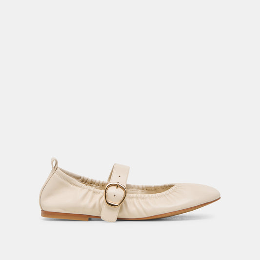 Caely Bone Leather Ballet Flats | Dolce Vita