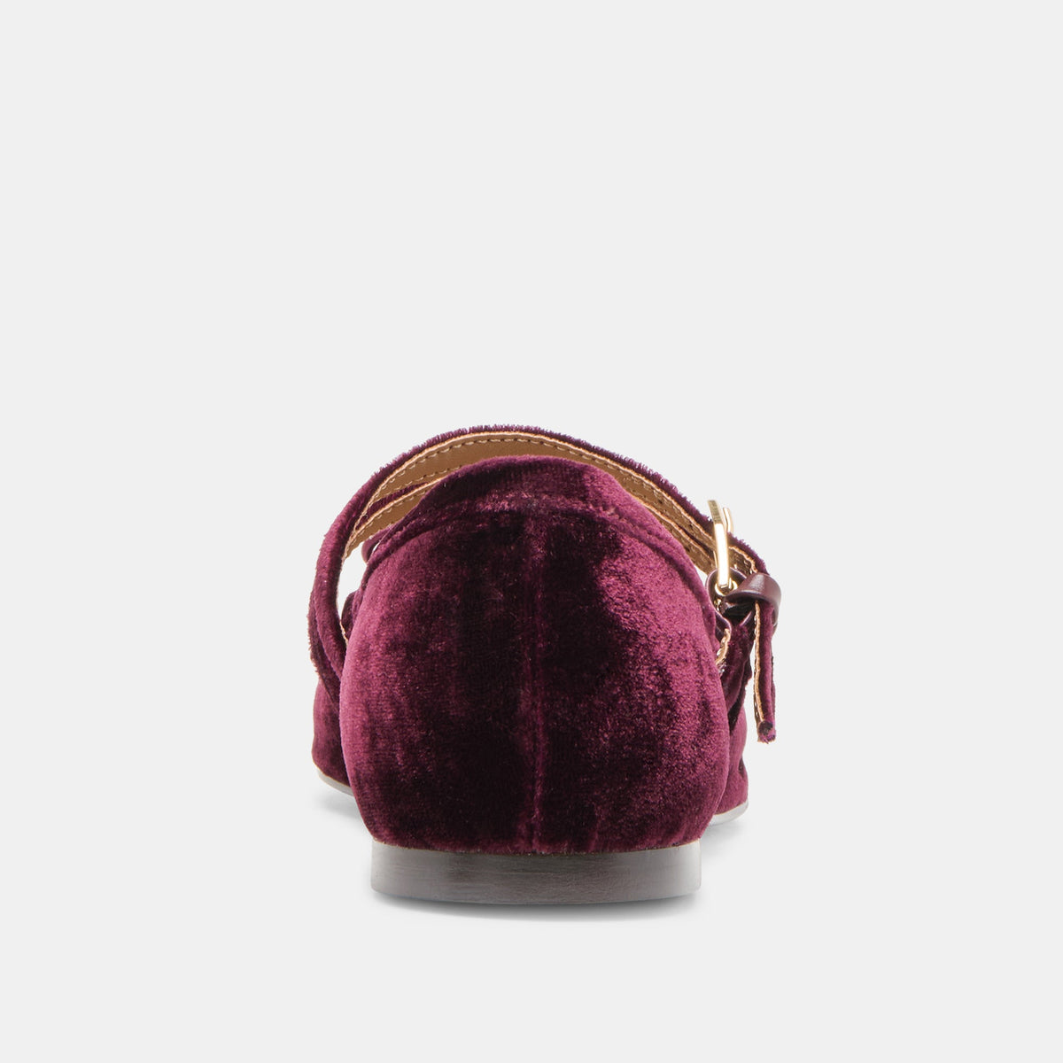 Gibsen Burgundy Velvet Ballet Flats | Dolce Vita