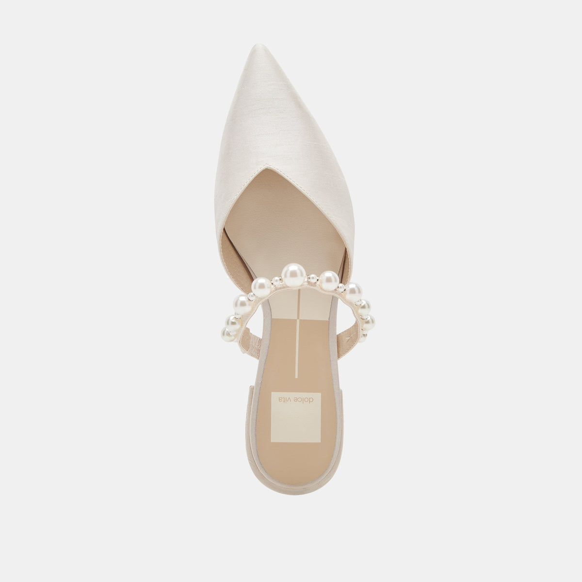 KANIKA PEARL FLATS VANILLA PEARLS | Dolce Vita