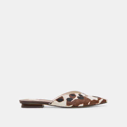Elm Cocoa Taurus Calf Hair Flats | Dolce Vita
