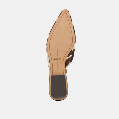 Elm Cocoa Taurus Calf Hair Flats | Dolce Vita