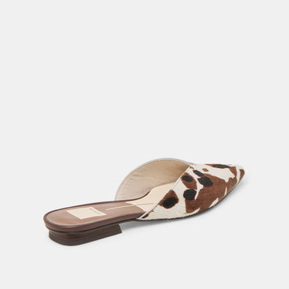 Elm Cocoa Taurus Calf Hair Flats | Dolce Vita