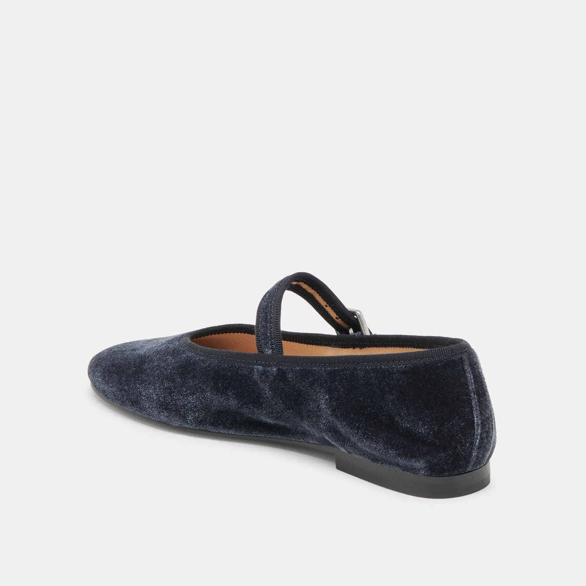 ROSLYN BALLET FLATS DUSTY BLUE VELVET | Dolce Vita