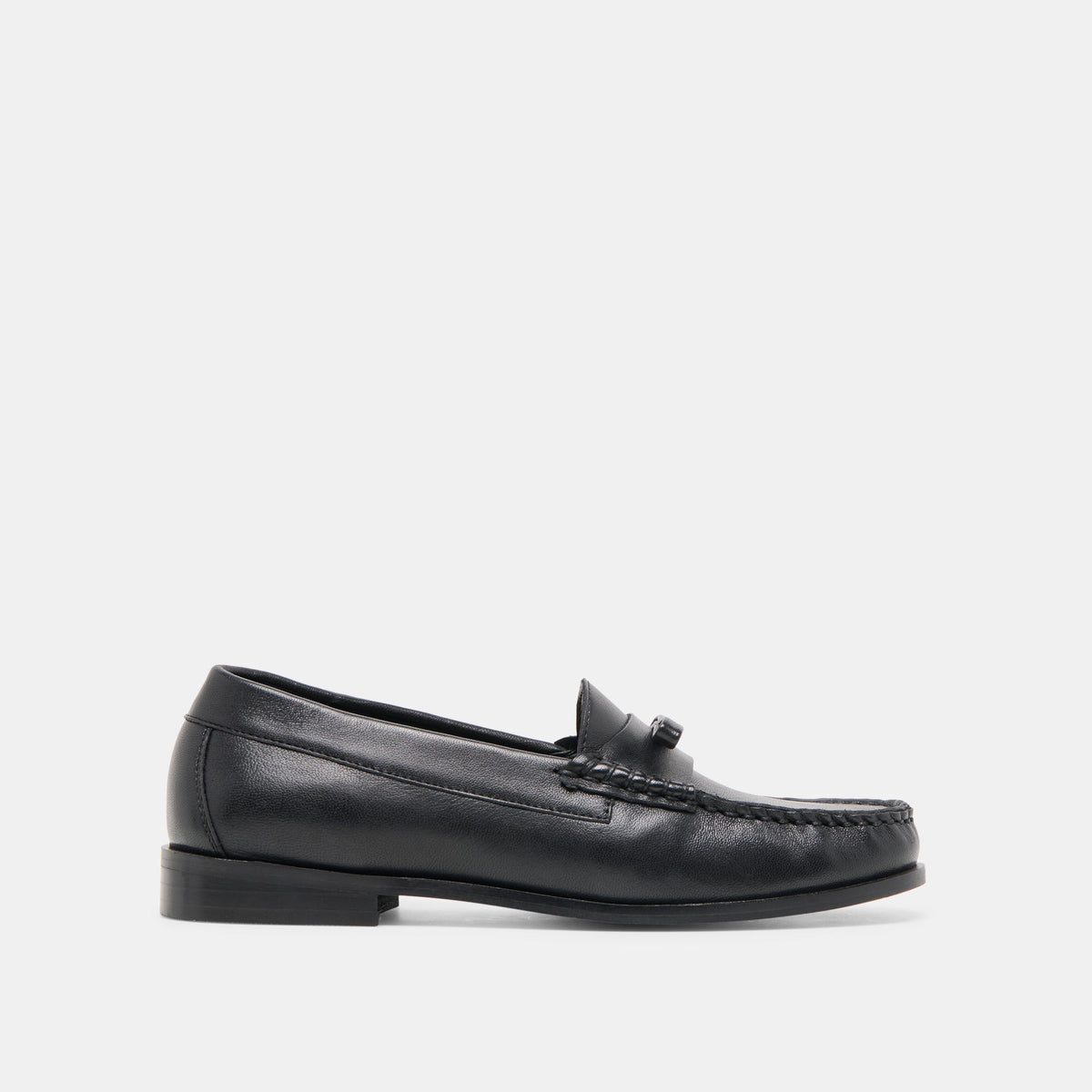 Barney Black Leather Loafers | Dolce Vita
