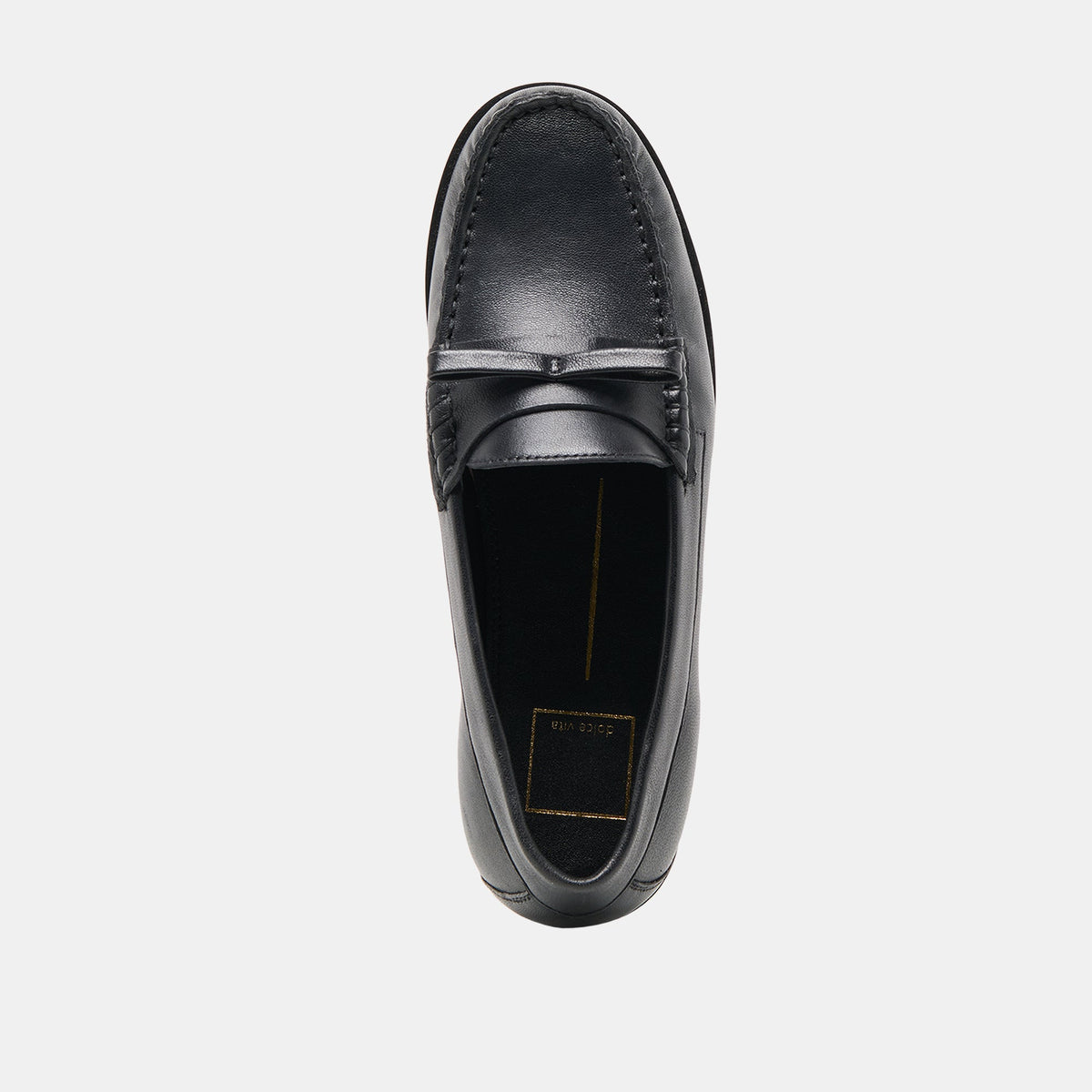Barney Black Leather Loafers | Dolce Vita