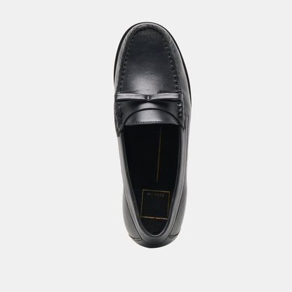 Barney Black Leather Loafers | Dolce Vita