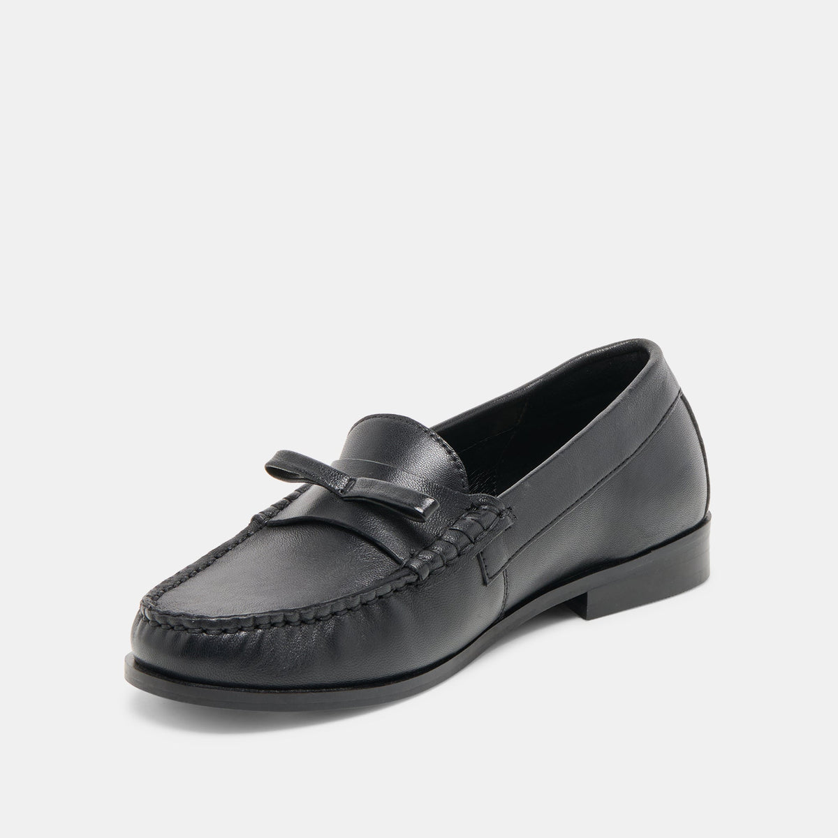 Barney Black Leather Loafers | Dolce Vita