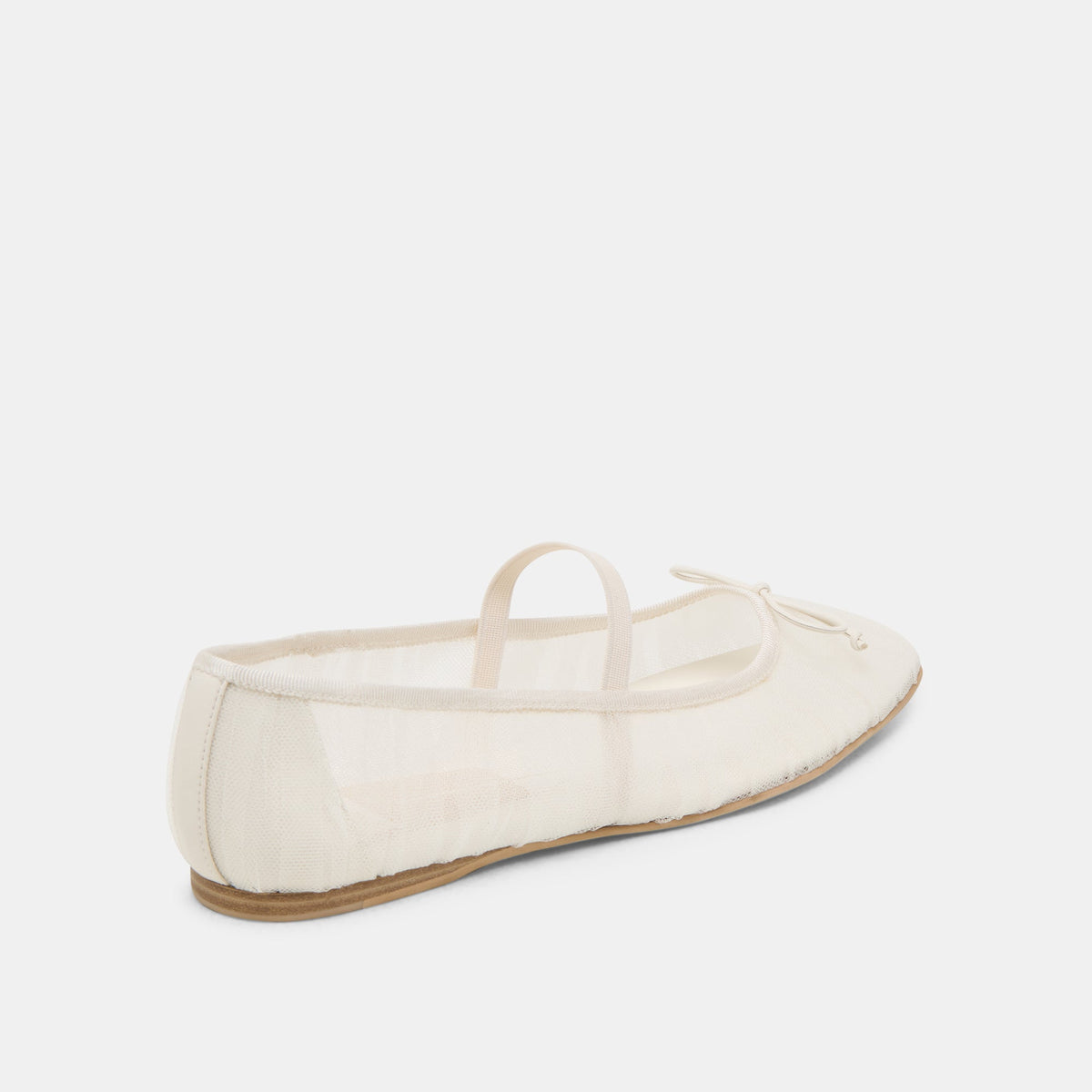 Raeven White Tulle Ballet Flats | Dolce Vita
