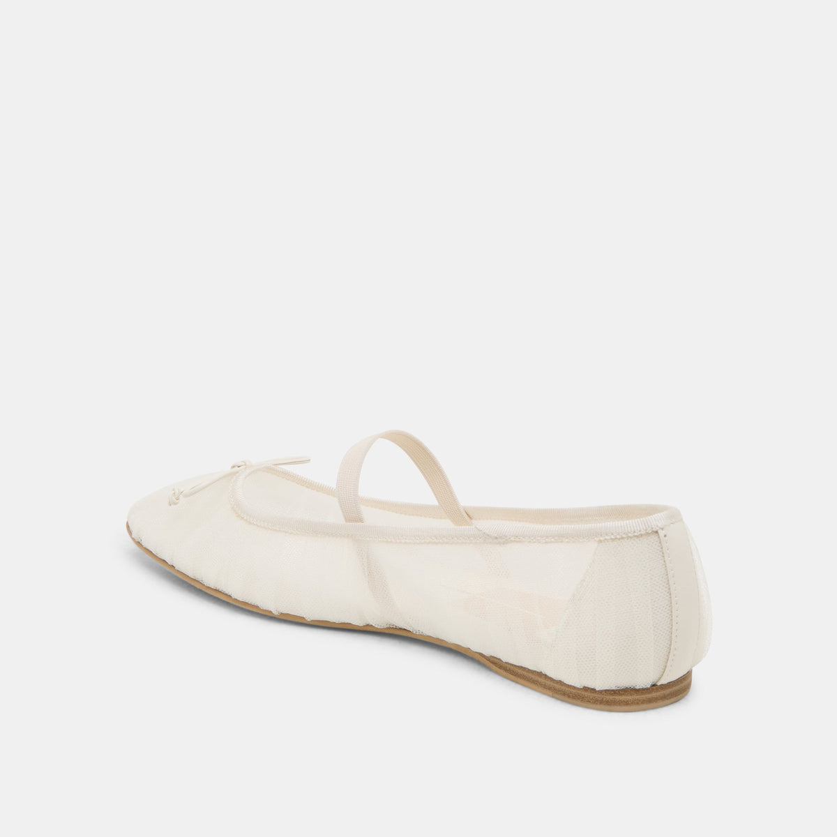Raeven White Tulle Ballet Flats | Dolce Vita
