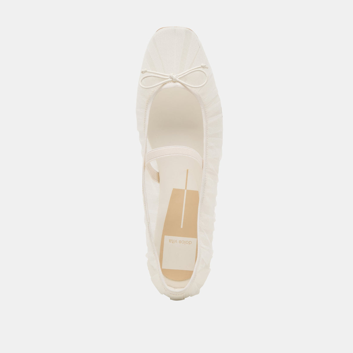 Raeven White Tulle Ballet Flats | Dolce Vita