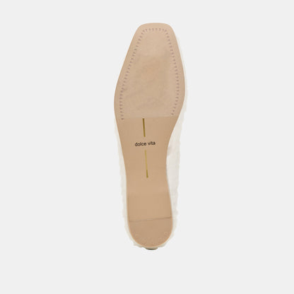 Raeven White Tulle Ballet Flats | Dolce Vita