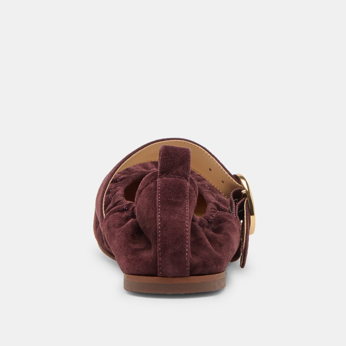 CAELY BALLET FLATS MULBERRY SUEDE | Dolce Vita