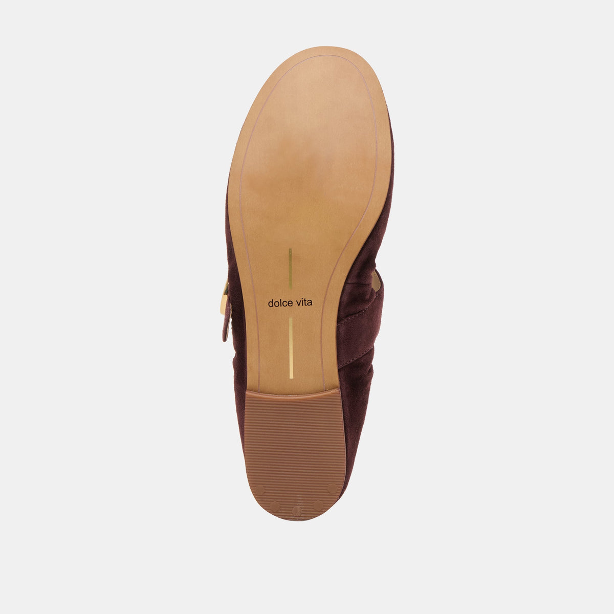 CAELY BALLET FLATS MULBERRY SUEDE | Dolce Vita