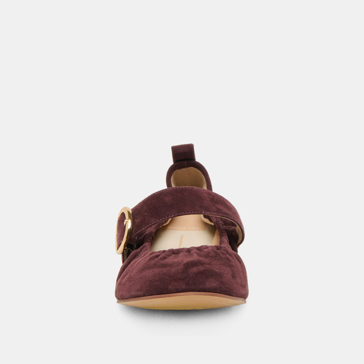 CAELY BALLET FLATS MULBERRY SUEDE | Dolce Vita