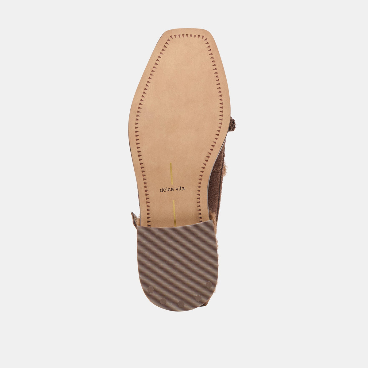 Hamlit Plush Dk Brown Suede Loafers | Dolce Vita