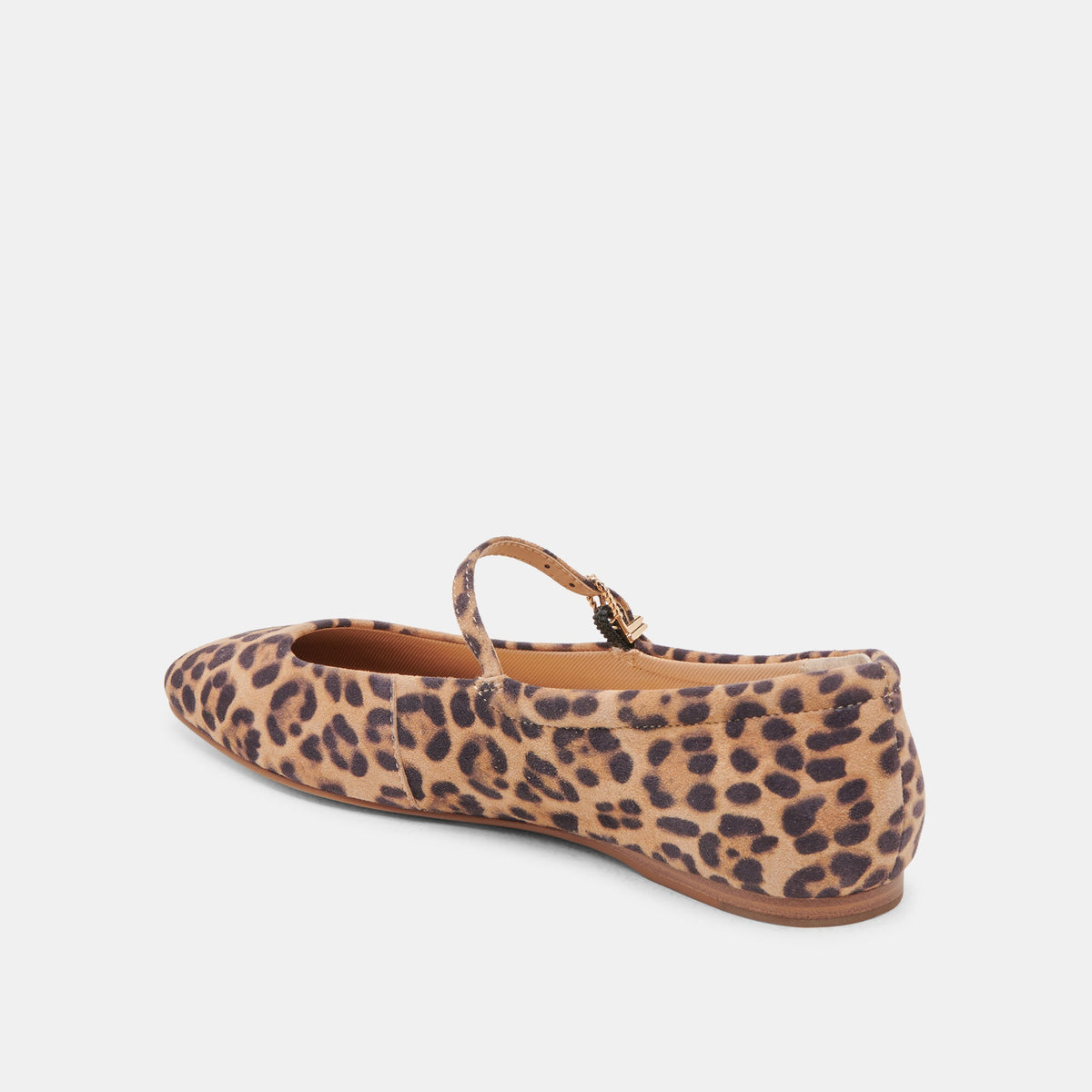REYES BALLET FLATS DK LEOPARD SUEDE | Dolce Vita