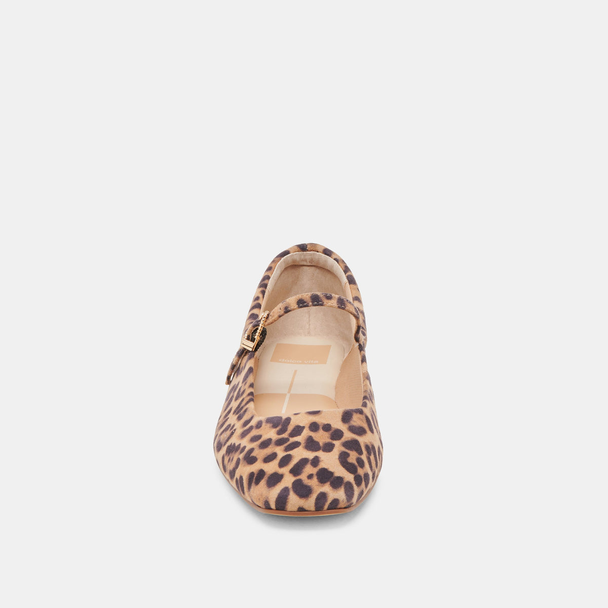 REYES BALLET FLATS DK LEOPARD SUEDE | Dolce Vita