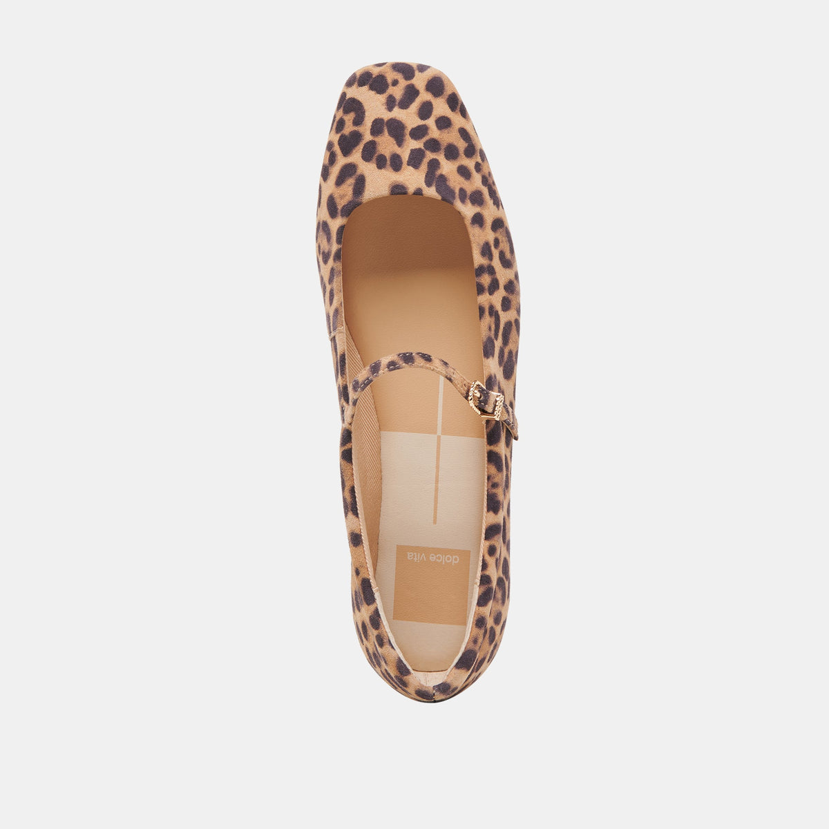 REYES BALLET FLATS DK LEOPARD SUEDE | Dolce Vita