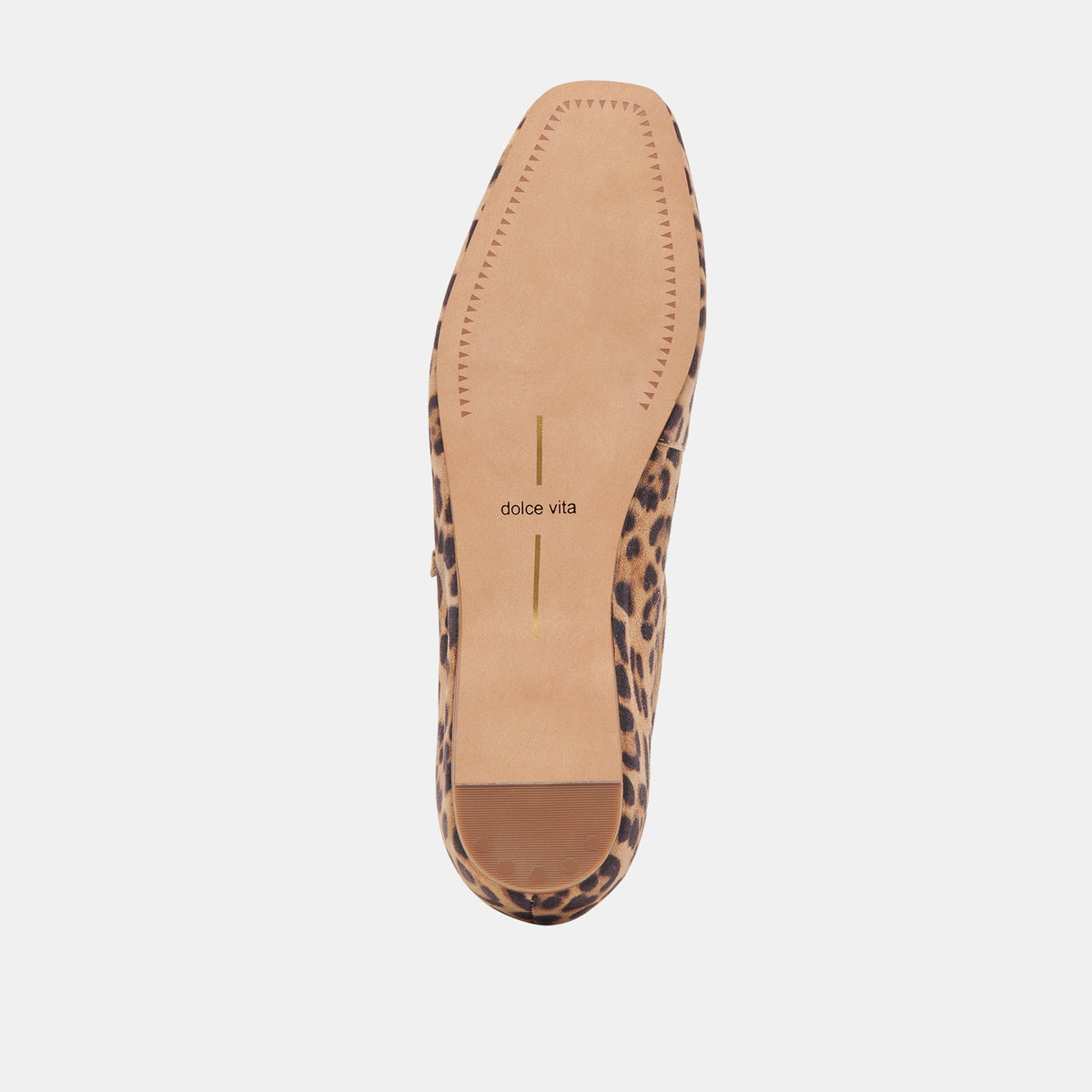 REYES BALLET FLATS DK LEOPARD SUEDE | Dolce Vita