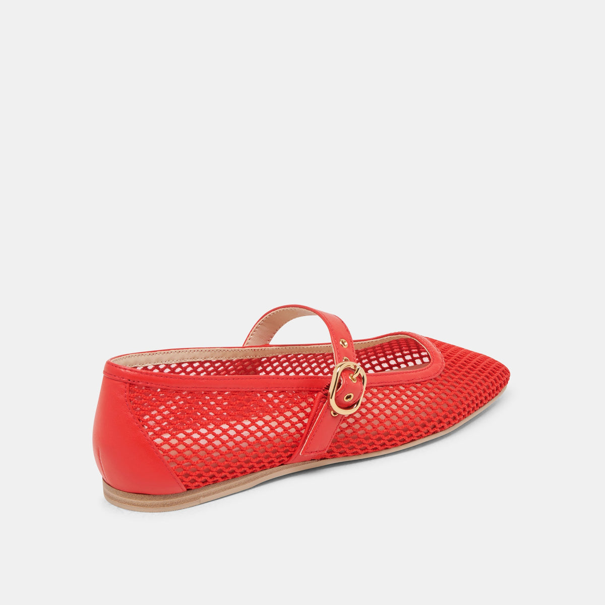 RODNI MESH BALLET FLATS CHILI WOVEN MESH | Dolce Vita