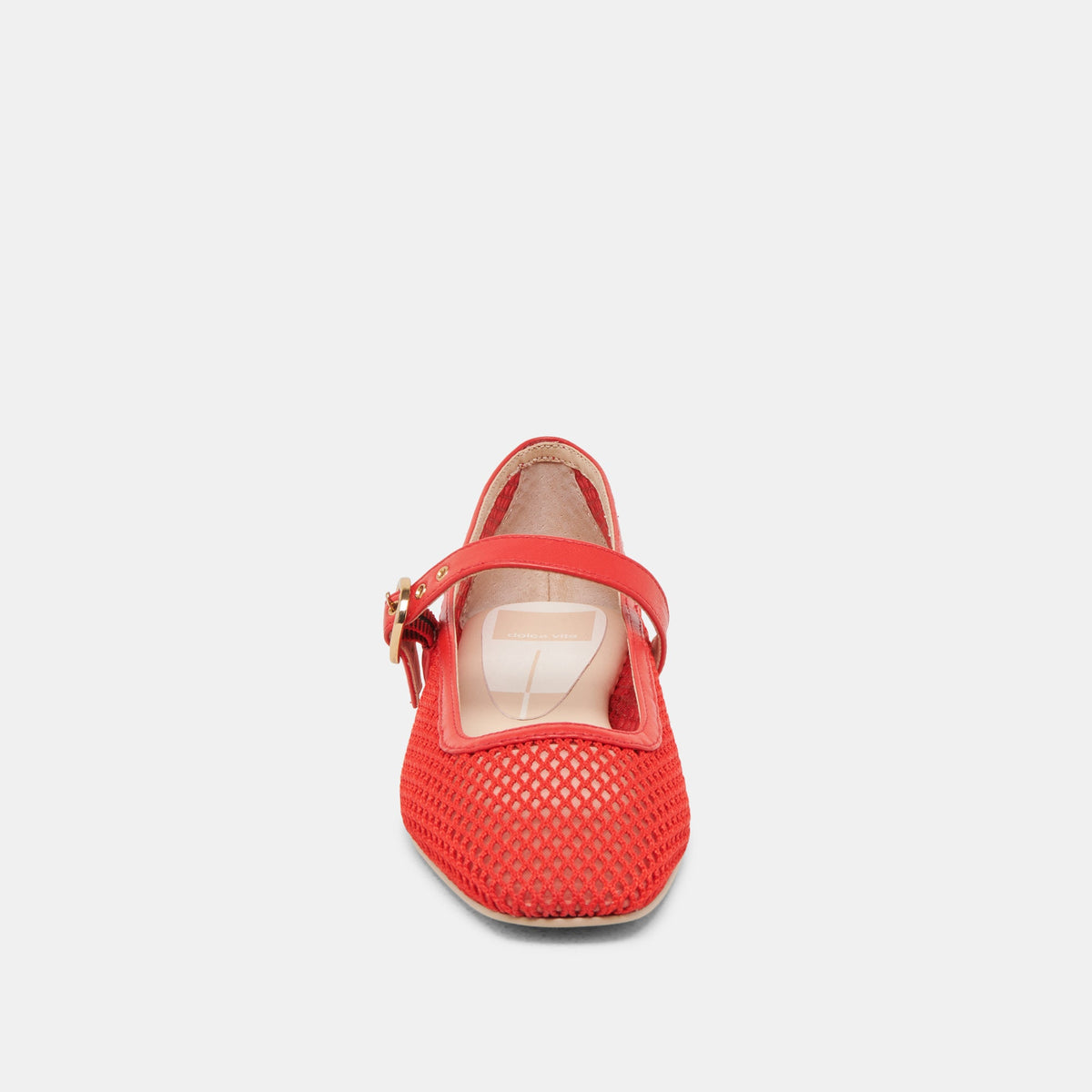 RODNI MESH BALLET FLATS CHILI WOVEN MESH | Dolce Vita