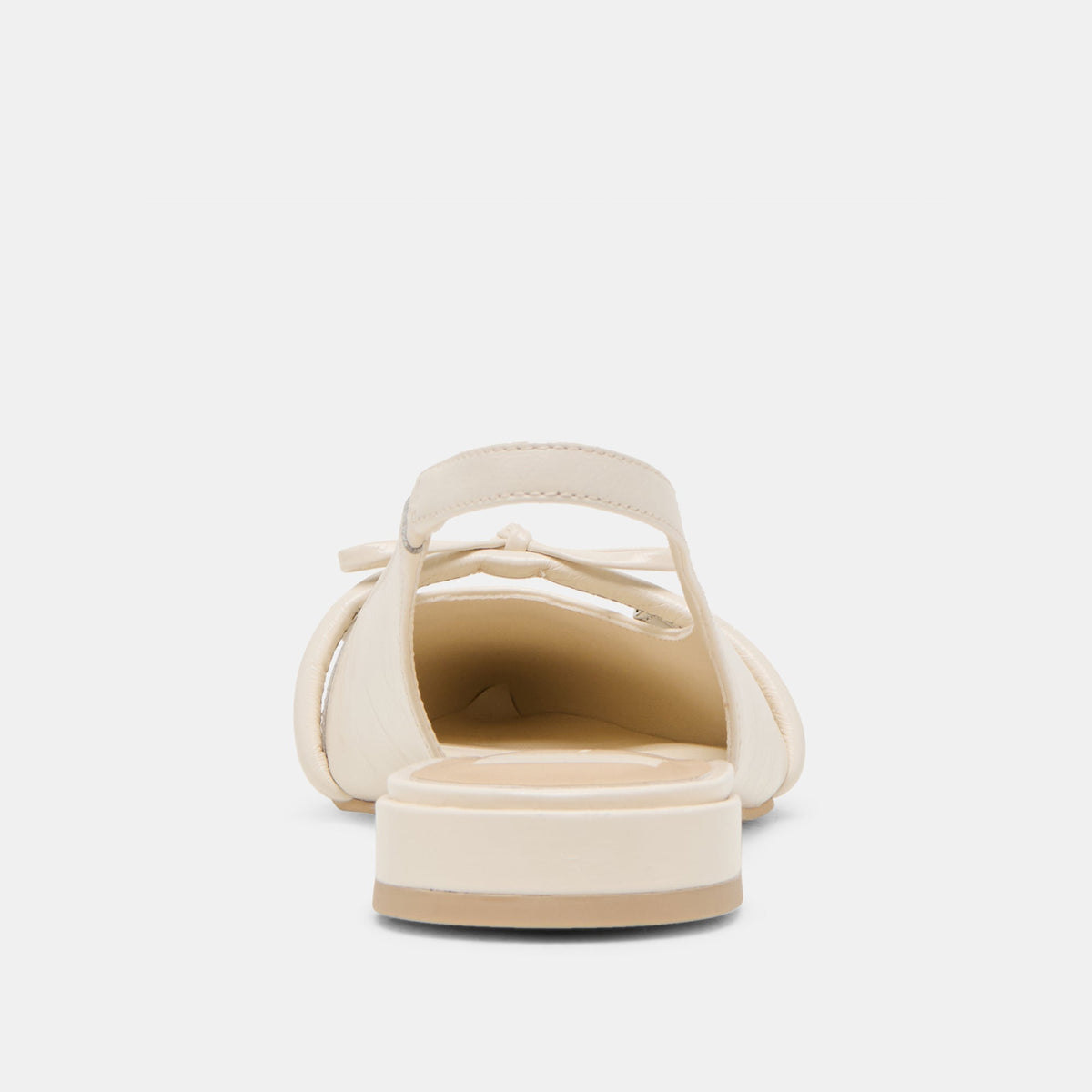 PAYGE FLATS OFF WHITE CRINKLE PATENT | Dolce Vita