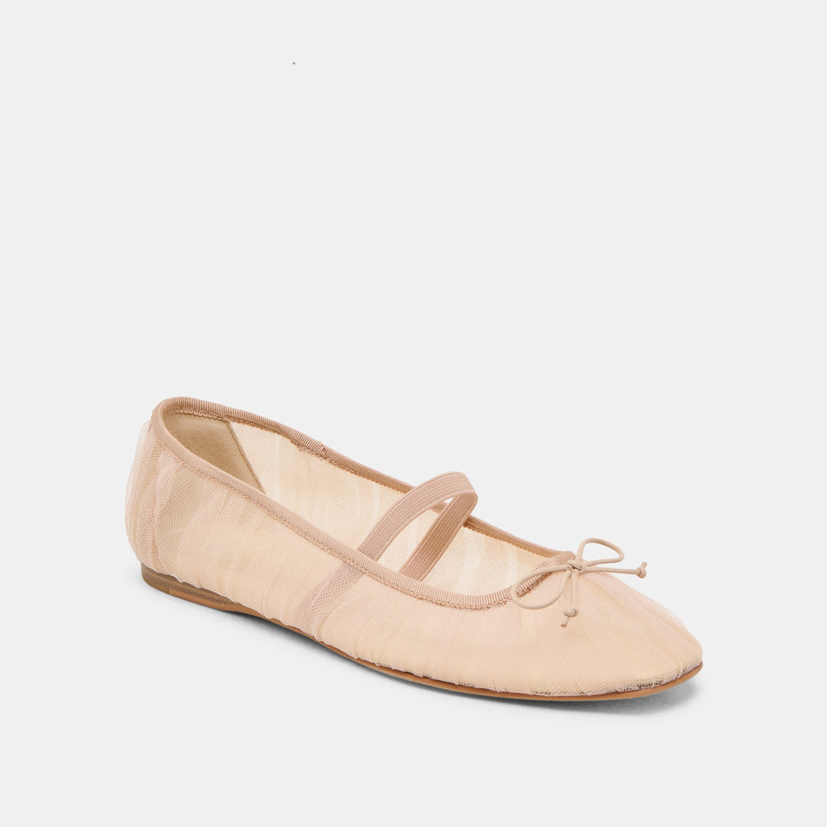 Raeven Praline Tulle Ballet Flats | Dolce Vita