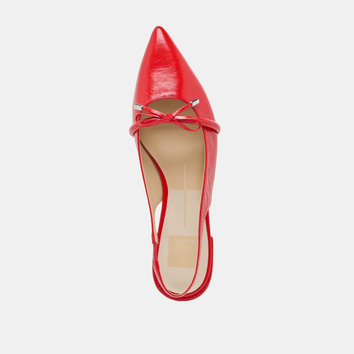 Payge Chili Crinkle Patent Flats | Dolce Vita