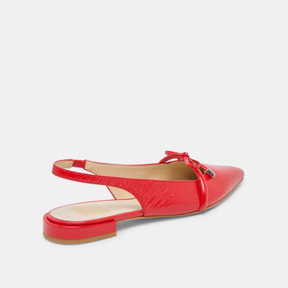 Payge Chili Crinkle Patent Flats | Dolce Vita