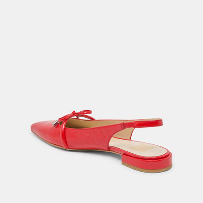 Payge Chili Crinkle Patent Flats | Dolce Vita