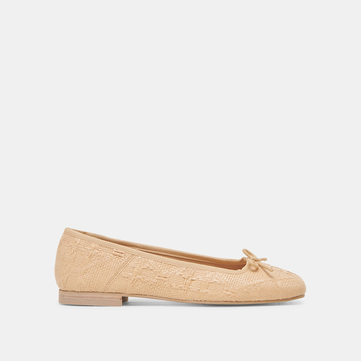 ANISA BALLET FLATS LT NATURAL WOVEN RAFFIA | Dolce Vita