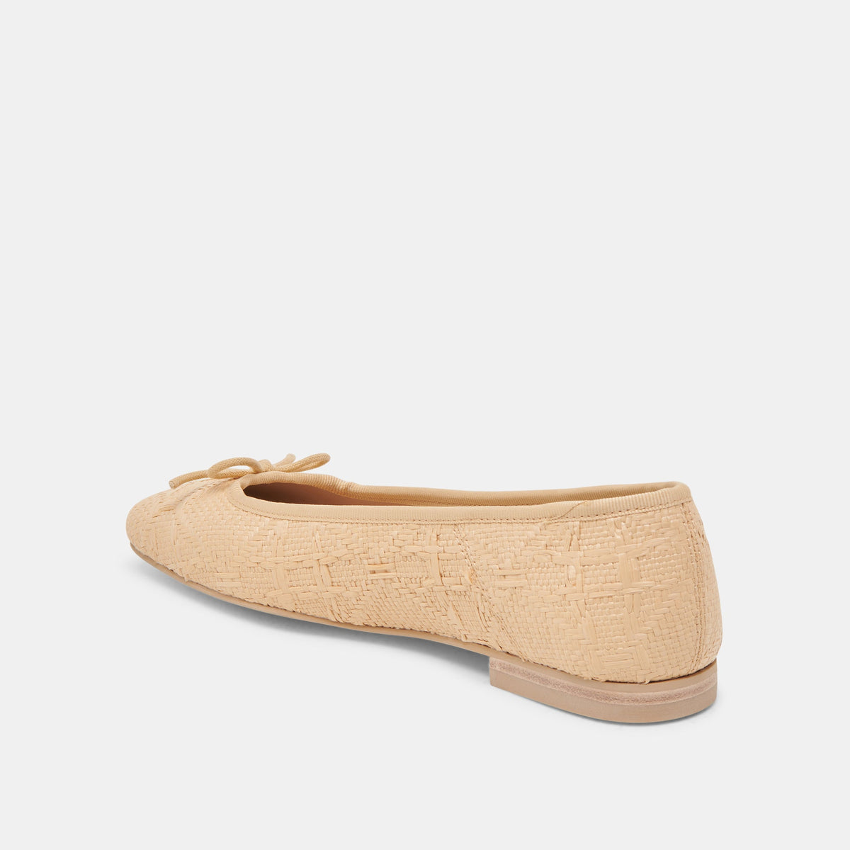 ANISA BALLET FLATS LT NATURAL WOVEN RAFFIA | Dolce Vita