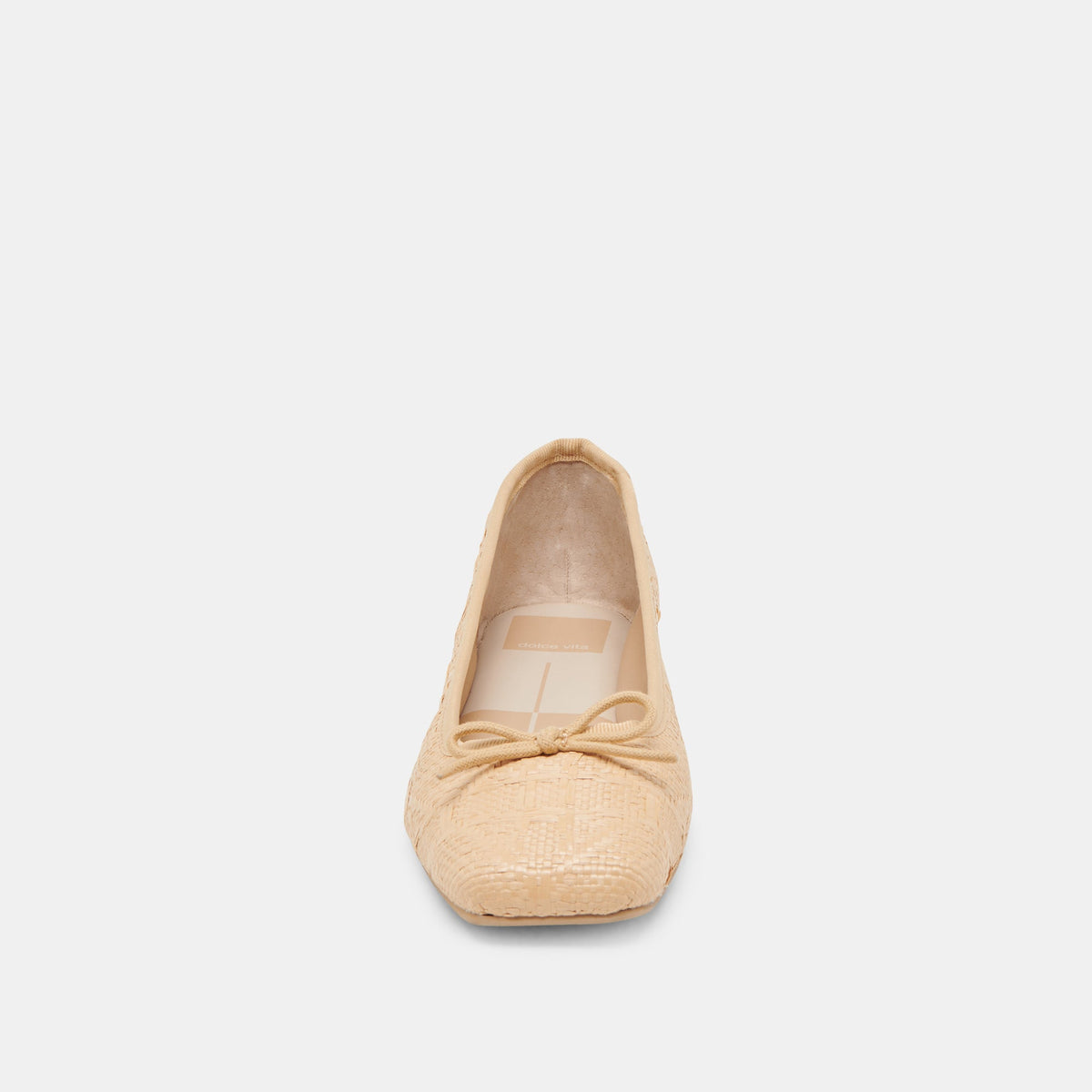 ANISA BALLET FLATS LT NATURAL WOVEN RAFFIA | Dolce Vita