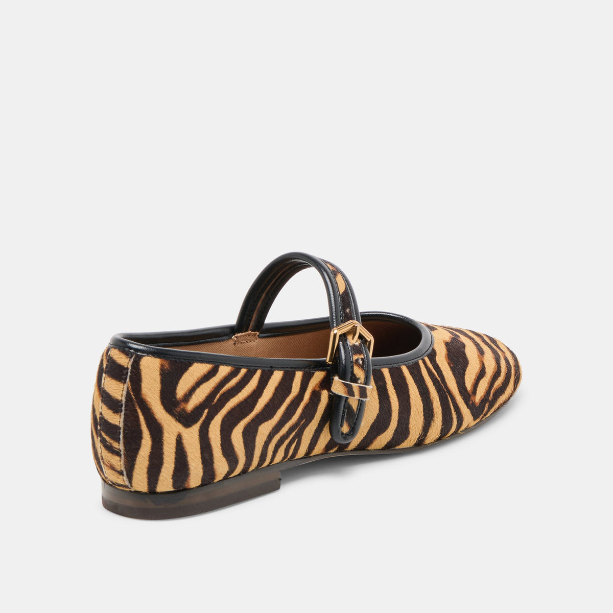 Roslyn Tiger Calf Hair Ballet Flats | Dolce Vita