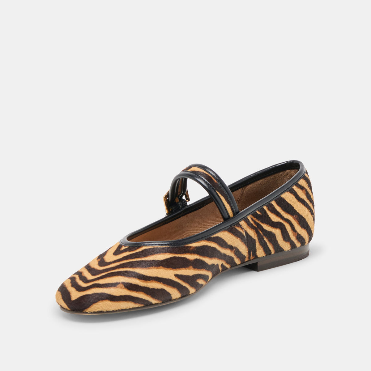 Roslyn Tiger Calf Hair Ballet Flats | Dolce Vita