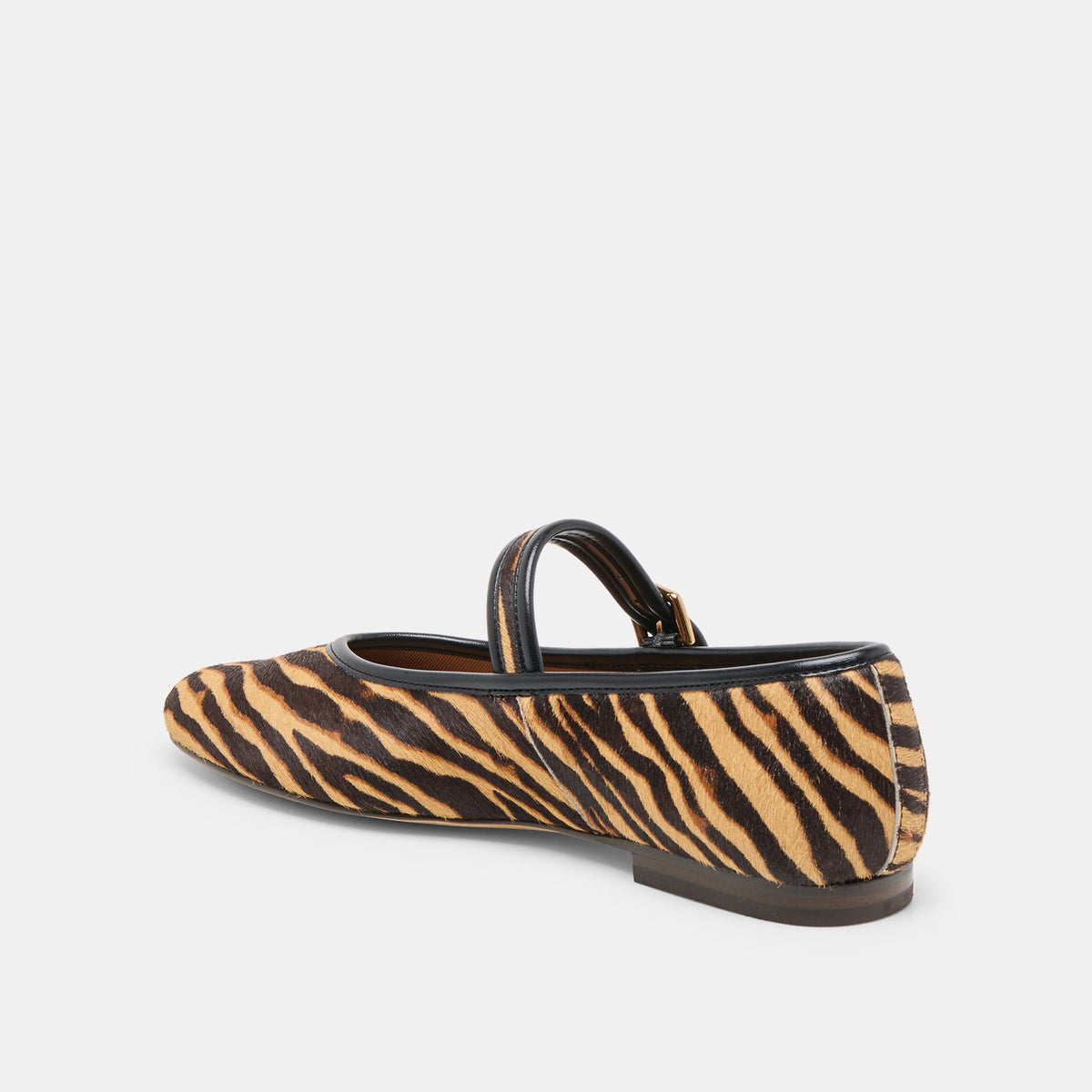 Roslyn Tiger Calf Hair Ballet Flats | Dolce Vita