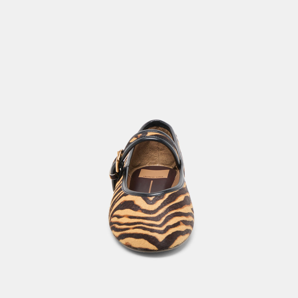 Roslyn Tiger Calf Hair Ballet Flats | Dolce Vita