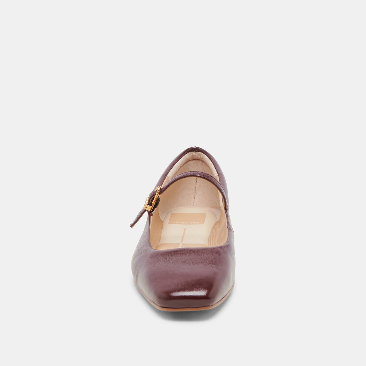 REYES BALLET FLATS CRANBERRY CRINKLE PATENT | Dolce Vita