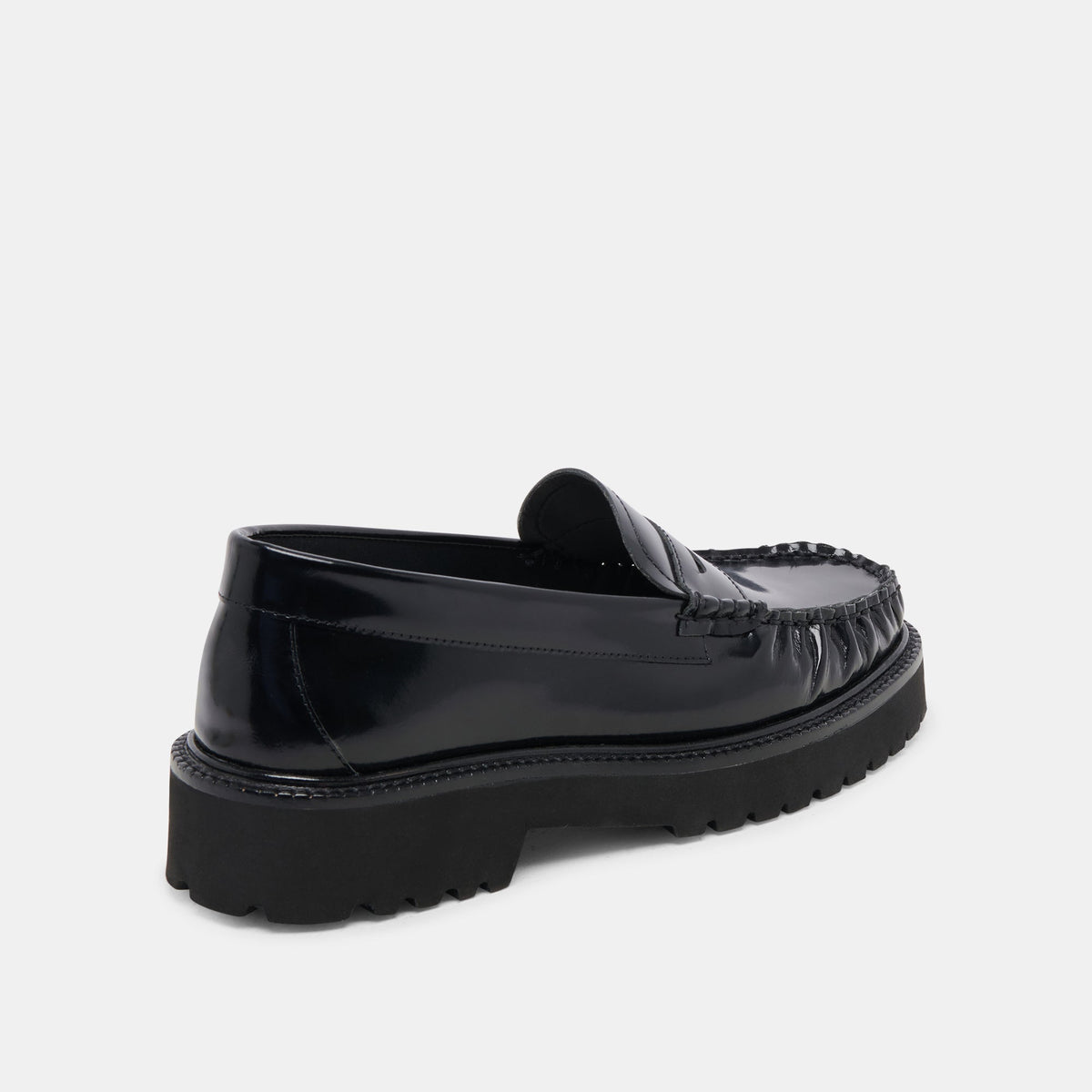 MAXWELL LOAFERS BLACK LEATHER | Dolce Vita