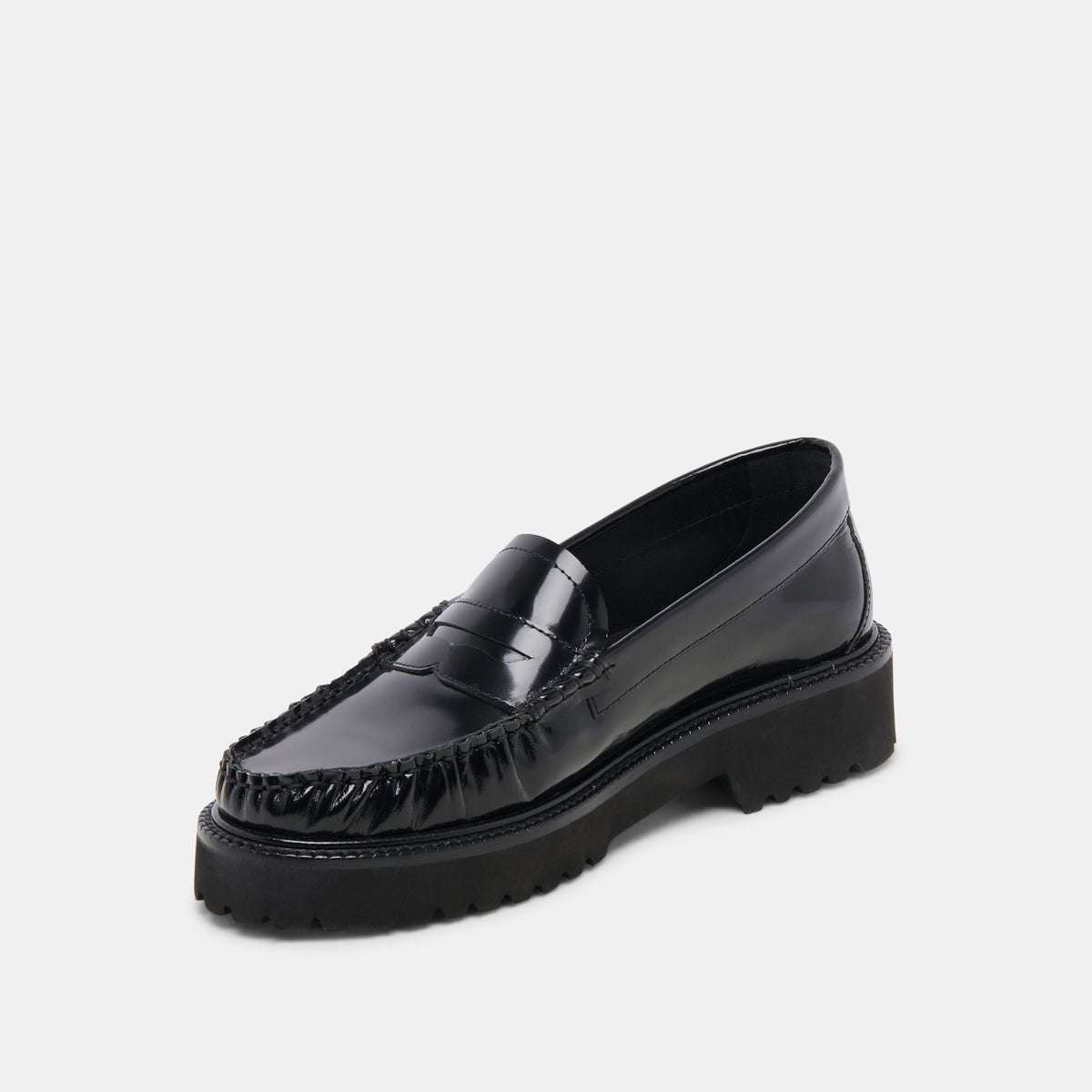 MAXWELL LOAFERS BLACK LEATHER | Dolce Vita