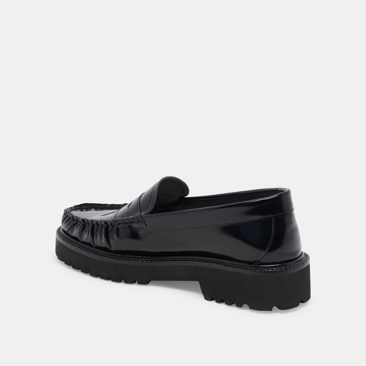 MAXWELL LOAFERS BLACK LEATHER | Dolce Vita
