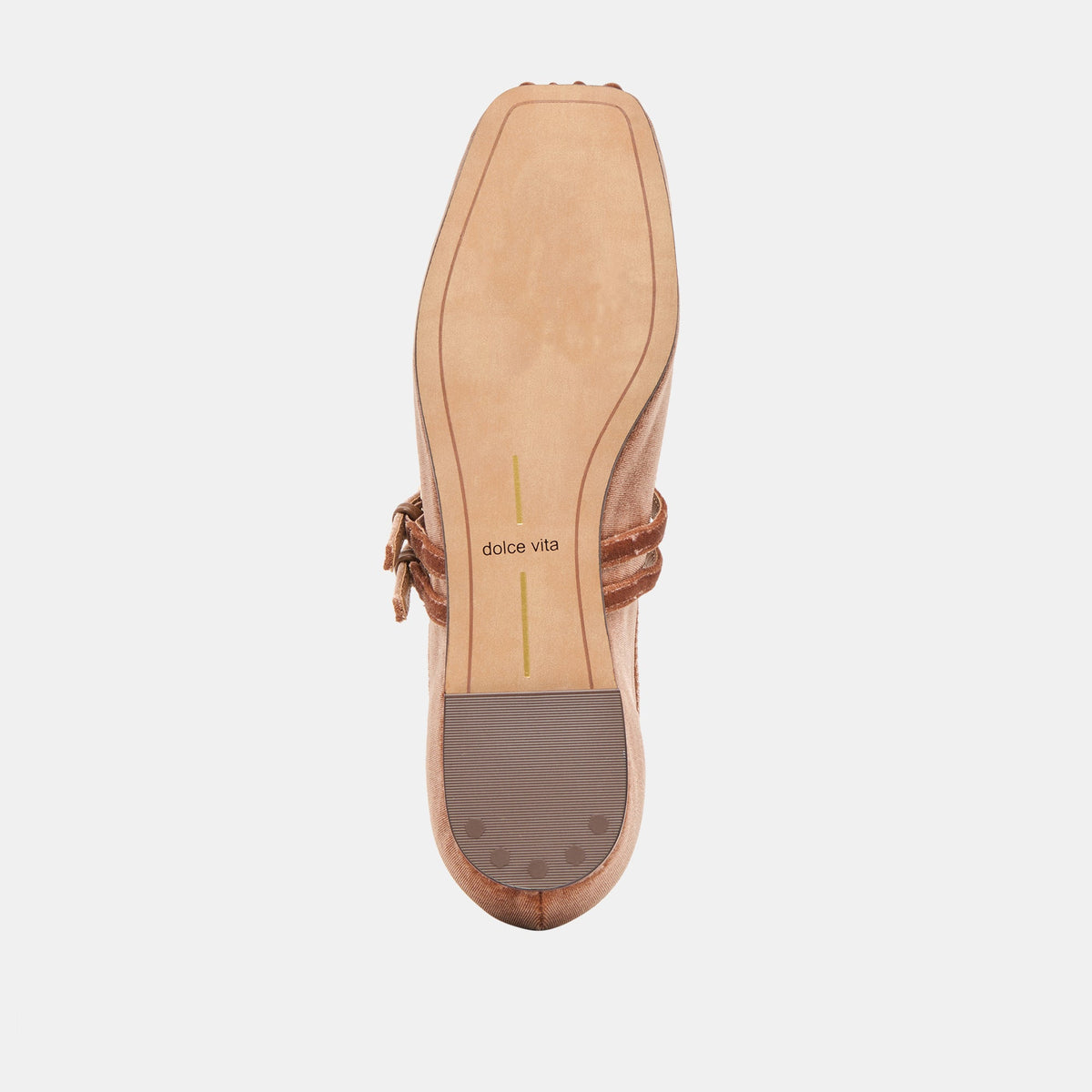 Gibsen Dk Rose Velvet Ballet Flats | Dolce Vita