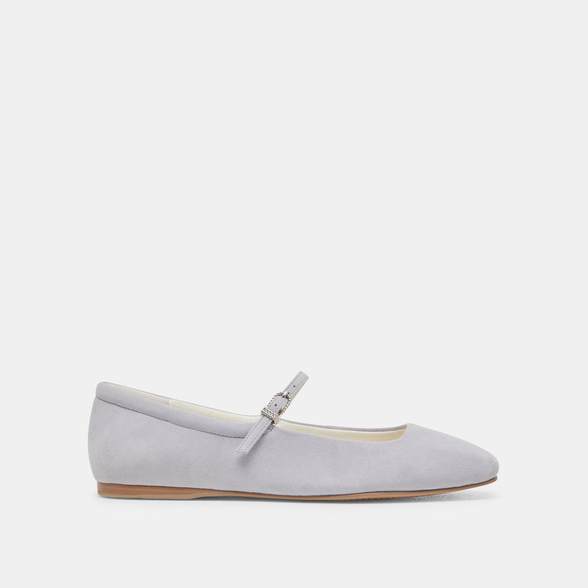 REYES BALLET FLATS DUSTY BLUE SUEDE | Dolce Vita